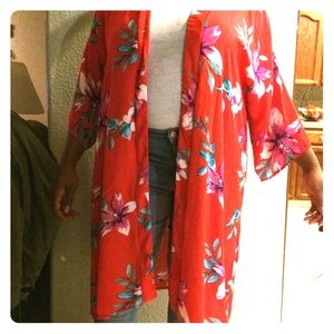 Floral kimono
